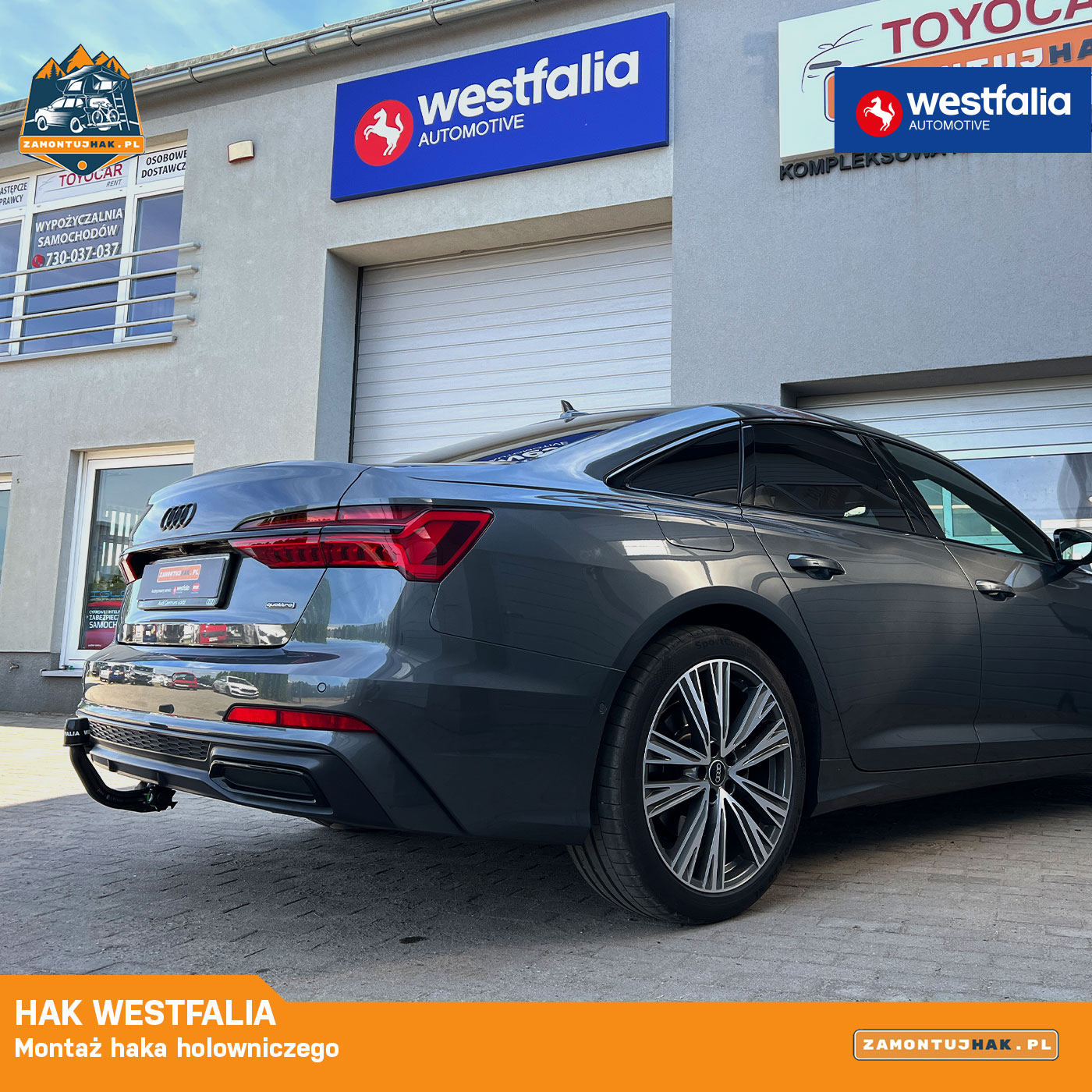 audi a6 hak westfalia montaż